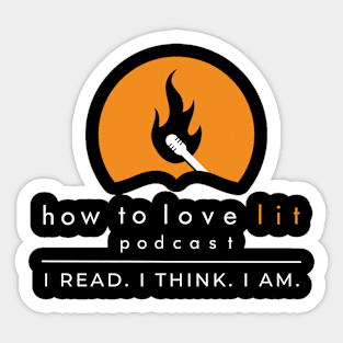 How to love lit logo Sticker